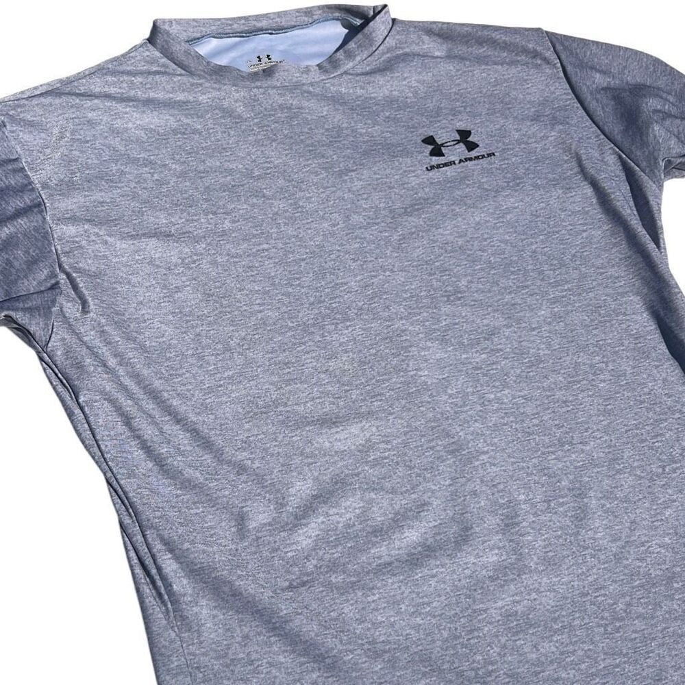 Under Armour Youth Large Thin Long Sleeve Grey Sports Shirt